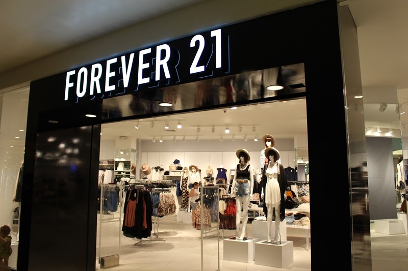 A pré-inauguração da Forever 21 no Brasil